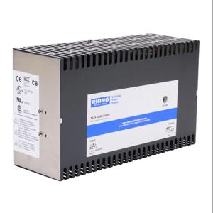 RHINO PS24-500D Switching Power Supply, 24 VDC At 20A/480W, 120 VAC Nominal Input, 1-Phase, Enclosed | CV7VMV