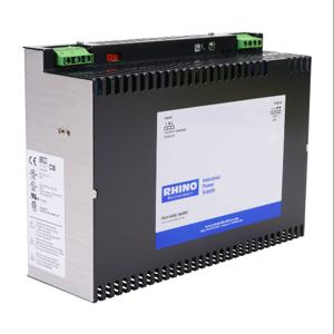 RHINO PS24-600D Switching Power Supply, 24 VDC At 24A/576W, 120/240 VAC Nominal Input, 1-Phase, Enclosed | CV7VMW
