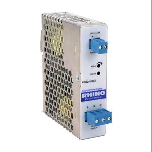 RHINO PSB24-060S Switching Power Supply, 24 VDC At 2.5A/60W, 120/240 VAC Or 120-240 VDC Nominal Input | CV7VMX