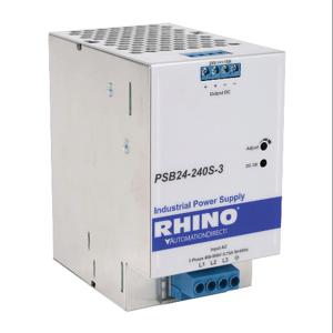 RHINO PSB24-240S-3 Schaltnetzteil, 24 VDC bei 10 A/240 W, 480 VAC Nenneingang, 3-phasig, geschlossen | CV7VNG
