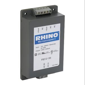 RHINO PSE12-130 Switching Power Supply, 12 VDC At 2.5A/30W, 120/240 VAC Or 120-370 VDC Nominal Input | CV7VPF