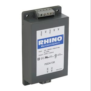 RHINO PSE24-130 Switching Power Supply, 24 VDC At 1.25A/30W, 120/240 VAC Or 120-370 VDC Nominal Input | CV7VPR