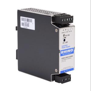 RHINO PSM24-090S-N Switching Power Supply, 24 VDC At 3.75A/90W, 120/240 VAC Nominal Input, 1-Phase, Enclosed | CV7VQV