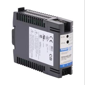 RHINO PSP24-024C Switching Power Supply, 24 VDC At 1A/24W, 120/240 VAC Or 85-375 VDC Nominal Input | CV7VRN