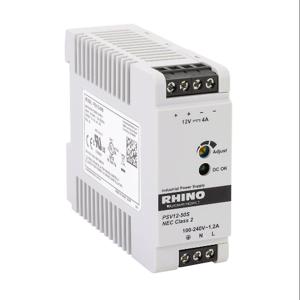 RHINO PSV12-50S Schaltnetzteil, 12 VDC bei 4 A/48 W, 120/240 VAC Nenneingang, 1-phasig, geschlossen | CV7VTH
