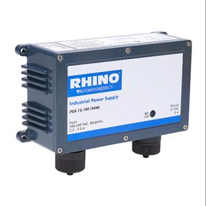 RHINO PSX-12-100 Switching Power Supply, 12 VDC At 8A/96W, 120/240 VAC Or 85-375 VDC Nominal Input | CV7VTU