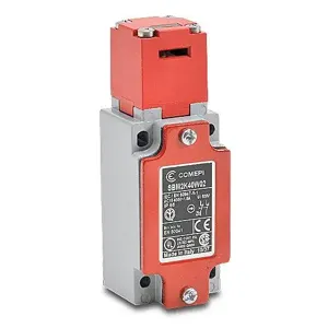 COMEPI SBM2K40W02 Safety Switch, Tongue Interlock, 90-Deg. Adjustable Head, 2 N.C. Safety Output | CV8CDF