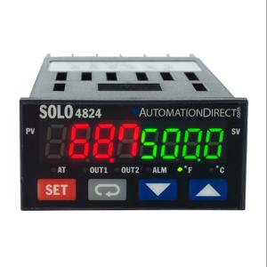 SOLO SL4824-VR-D Temperaturregler, 1/32 D Zoll Größe, 2-zeilige LED, Strom, Spannung | CV7GAR