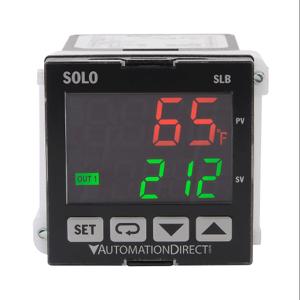 SOLO SLB4848-R0 Temperature Controller, 1/16 D Inch Size, 2-Line Lcd Or Thermocouple Input | CV7GBV