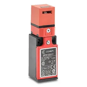 COMEPI SP2K120X11 Safety Switch, Tongue Interlock, 360-Deg. Adjustable Head, 1 N.C. Safety Output | CV8CFB