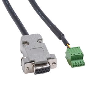 SURE STEP STP-485DB9-CBL-2 Communication Cable, 9-Pin Female D-Sub To 5-Pin Connector, 6.5 ft./2m Cable Length | CV7ENH