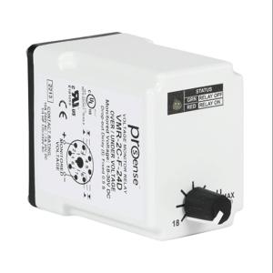 PROSENSE VMR-2C-F-24D Voltage Monitor Relay, 1-Phase, Socket Mount, Finger-Safe, 18-30 VDC Input Voltage, DPDT | CV7XVC