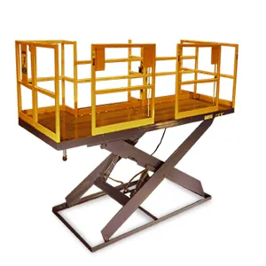 AUTOQUIP CAR-084-0020 Lift Table, Work Platform, 72 Inch Platform Width, 8 - 92 Inch Height | CG6CMY