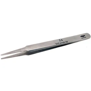 AVEN 18049TT Precision Tweezer Titanium 4-1/2 In | AA8QJK 19MT09