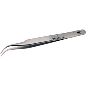 AVEN 18072TT Precision Tweezer Titanium 4-1/2 In | AA8QJR 19MT15