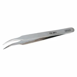 AVEN 18481 Tweezers, Gp Curved, 4-1/2 Inch Size | CN8ZUB 63MY42