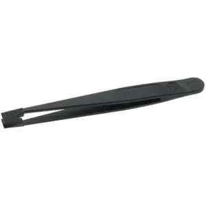 AVEN 18536 Tweezer Straight Flat Broad 4-1/2 Inch Length | AH8XAH 39AN74