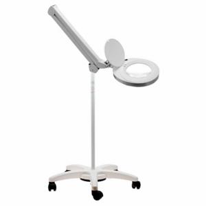 AVEN 26501-LED-STN Round Magnifier Light, Led, 2.25X, 3 Diopter, 560 Lm Max Brightness, 36 Inch Arm Reach | CN8ZTL 469K22