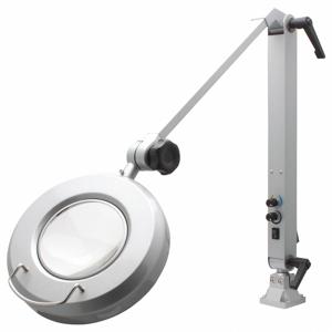 AVEN 26501-LFL-LED Round Magnifier Light, Led, 36 Inch Arm Length, 1400 Lm, Silver | CH6JFP 55MY92