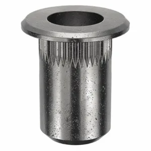 AVK ALS4T-632-80 Rivet Nut, Knurled, 6-32 Thread Size, 0.420 Inch Length, 25Pk | AG3FLR 33JF05