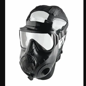 AVON PROTECTION SYSTEMS 70501-188 Gas Mask, Rubber, 6 Suspension Points, M Mask Size | CN8ZWH 33X179