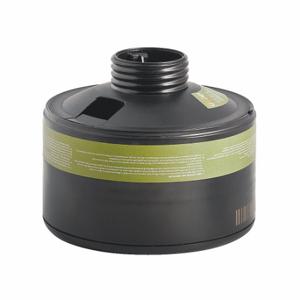 AVON PROTECTION SYSTEMS CBRNCF50 Gasmaskenkanister, schwarze Farbe, mit Gewinde | CN8ZVD 35ZU83