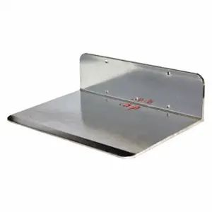 B & P MANUFACTURING 2002-721 Noseplate, Extruded Aluminium, 16 x 12 Inch Size Solid, Front Mount | CE8QQN