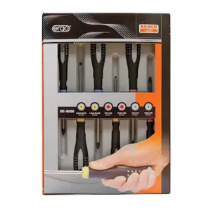 BAHCO BE-9886 Mixed Screw Driver, Set 6 Pcs | CN9AMU 58WG60