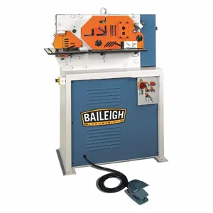 BAILEIGH INDUSTRIAL SW-443 Ironworker, 230V AC /Three-Phase, 2 Stations, 44 Tonf Hydraulic Force, SW-443 | CN9AWV 31XV99