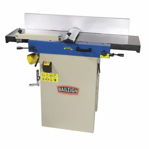 BAILEIGH INDUSTRIAL JP-1250-1.0 Planer/Jointer Combo, 230V, Single-Phase, 13 A, 3 hp, 12 Inch Max. Width, 6, 600 RPM | CV4NPJ 55KM93