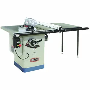 BAILEIGH INDUSTRIAL TS-1040E-50-V3 Table Saw, 220VAC, 10A, 10 Inch Blade Dia, 50 Inch Max. Cut Width RigHeight of Blade | CN9BBU 61HH72