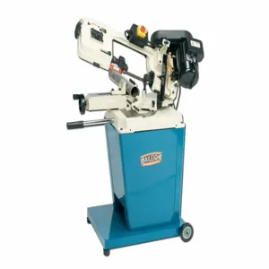 BAILEIGH INDUSTRIAL BS-128M Band Saw, 5 Inch x 6 in, 78 to 200, 45 Deg Left to 60 Deg Right, 1 Phase | CN9APH 31XU39