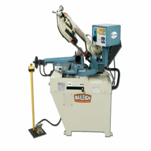 BAILEIGH INDUSTRIAL BS-260SA Band Saw, 10 9/16 Inch x 4 5/16 in, 66 to 280, 45 Deg Left to 60 Deg Right, 1 Phase | CN9ANU 31XU48