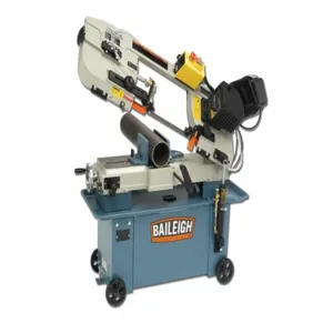 BAILEIGH INDUSTRIAL BS-712M Band Saw, 7 Inch x 10 3/16 in, 125 to 270, 0 Deg to 45 Deg, 1 Phase, Horizontal | CN9APK 31XU56