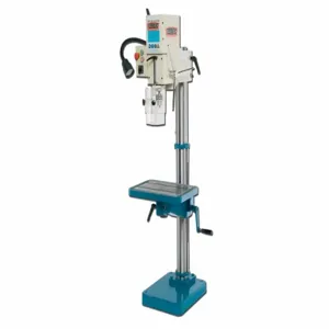 BAILEIGH INDUSTRIAL DP-1000G Floor Drill Press, Geared Head, Variable, 125 RPM 1, 740 RPM, 10 3/8 Inch Swing | CN9AVT 31XU85