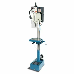 BAILEIGH INDUSTRIAL DP-1000VS Floor Drill Press, Belt, Variable, 150 RPM 3000 RPM, 230 VAC /SinglePhase | CN9AVM 31XU86