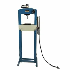 BAILEIGH INDUSTRIAL HSP-20A Hydraulic Press, Air Pump, H-Frame Frame, 20 ton Frame Capacity, 7-1/2 Inch Size Stroke | CN9AWH 31XV11