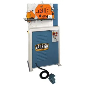 BAILEIGH INDUSTRIAL SW-441 Ironworker, 230V AC /Single-Phase, 2 Stations, 44 Tonf Hydraulic Force, SW-441 | CN9AWT 31XV98