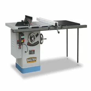 BAILEIGH INDUSTRIAL TS-1040P-50-V2 Table Saw, 220VAC, 15A, 10 Inch Blade Dia, 50 Inch Max. Cut Width RigHeight of Blade | CN9BBV 61HH73