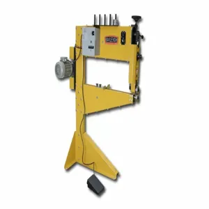 BAILEIGH INDUSTRIAL BA9-BR36 Bead Roller, Corded, 36 Inch Throat Dp, 16 ga Sheet Metal Capacity, Yellow | CN9AQA 31XU32