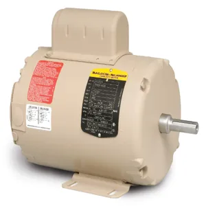 BALDOR MOTOR AFL3521A Aeration Fan Motor, 115/230V, 3600 RPM, 1 hp, 1 Phase, TEAO, 56 Frame | AJ6NTZ