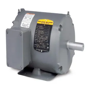 BALDOR MOTOR AOM3714T Three Phase Motor, 208-230/460V, 1800 RPM, 60 Hz, 10 hp, TEAO, 215T Frame | AJ6NVP