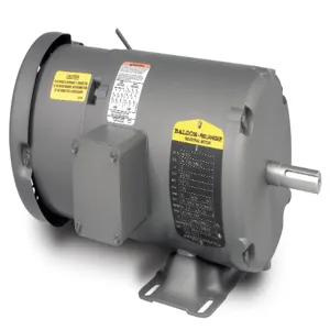 BALDOR MOTOR BM3542 Brake Motor, 208-230/460V, 1800 RPM, 60 Hz, 0.75 hp, TEFC, 56 Frame | AJ6NWF