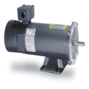 BALDOR MOTOR CDPT3316 Permanent Magnet SCR Drive Motor, 180V DC, 1750 RPM, 0.33 hp, TENV DC, 56C Frame | AJ6PCT