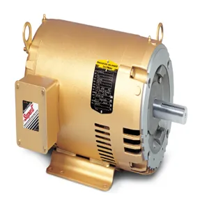 BALDOR MOTOR CEM3211T Three Phase Open Motor, 230/460V, 1800 RPM, 60 Hz, 3 hp, ODP, 182TC Frame | AJ6PMK