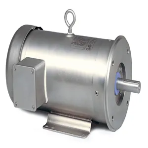 BALDOR MOTOR CESSWDM41906T Washdown Motor, 3600 RPM, 60 Hz, 20 hp, 3 Phase, TEFC, 256TC Frame, Stainless Steel | AJ6PYJ