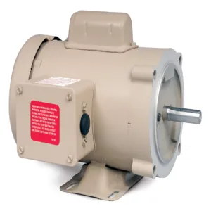 BALDOR MOTOR CFDL3510M Farm Duty Motor, 115/230V, 1800 RPM, 1 hp, 1 Phase, TEFC, 56CH Frame | AJ6QBW