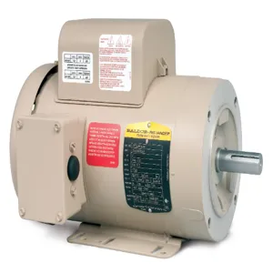 BALDOR MOTOR CFDL3507M Farm Duty Motor, 115/230V, 1800 RPM, 0.75 hp, 1 Phase, TEFC, 56C Frame | AJ6QBV