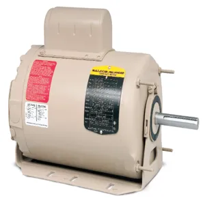 BALDOR MOTOR CHC3417A Commercial Motor, 115/230V, 1200 RPM, 60 Hz, 0.33 hp, 1 Phase, TEAO, 48Z Frame | AJ6QCL