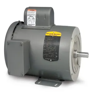 BALDOR MOTOR CL3510 Single Phase Motor, 115/230V, 1800 RPM, 60 Hz, 1 Hp, TEFC, 56C Frame | AJ6QFA